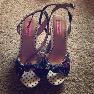 Betsey Johnson platform heels